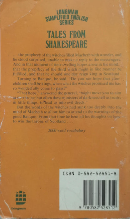 Tales from Shakespeare: Longman Simplified English Series – 2000 word vocabulary By Charles Lamb and Mary Lamb