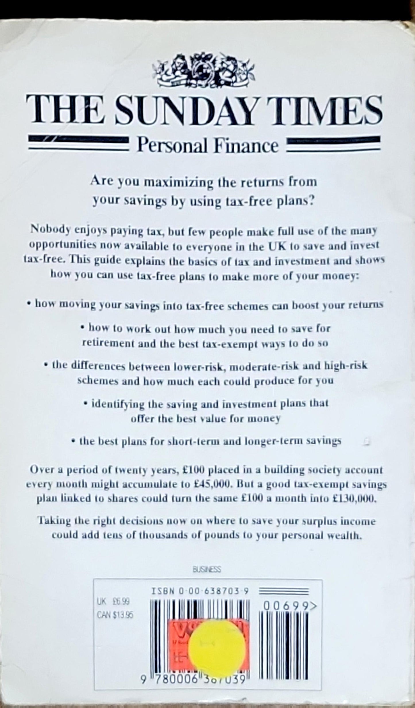 TAX-FREE SAVINGS: Personal Finance Guide to
