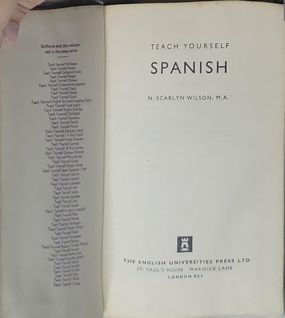 Teach Yourself Spanish