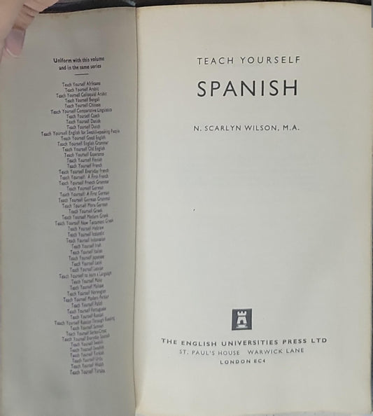 Teach Yourself Spanish