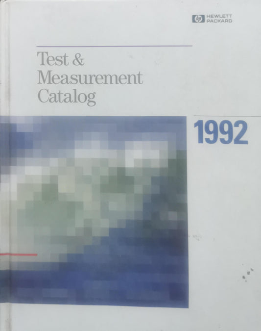Test & Measurement Catalog By Hewlett-Packard