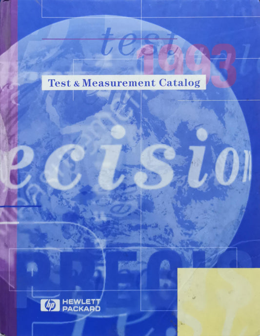 Test & Measurement Catalog By Hewlett-Packard