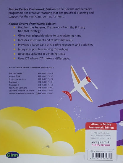 Textbook 2: Abacus Evolve Framework Edition Year 3