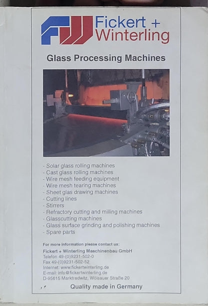 The 4th International Exhibition for Glass Products & Glass Technology: Official Catalogue