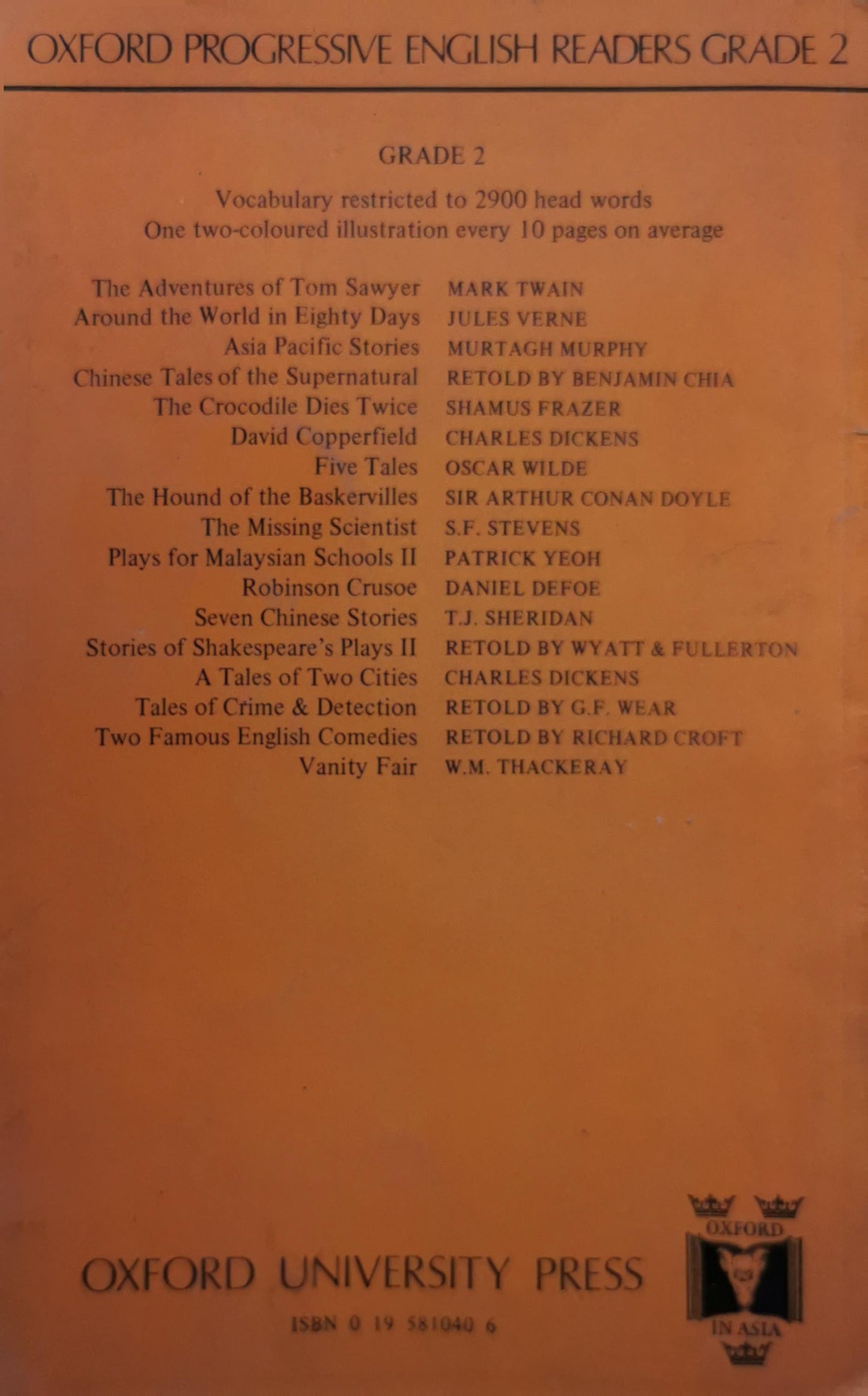 The Adventures of Tom Sawyer: Oxford Progressive English Readers Grade 2 By Mark Twain