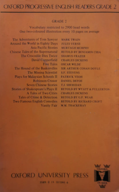The Adventures of Tom Sawyer: Oxford Progressive English Readers Grade 2 By Mark Twain