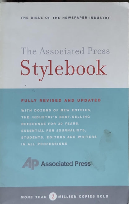 The Associated Press Stylebook: Fully Revised and Updated