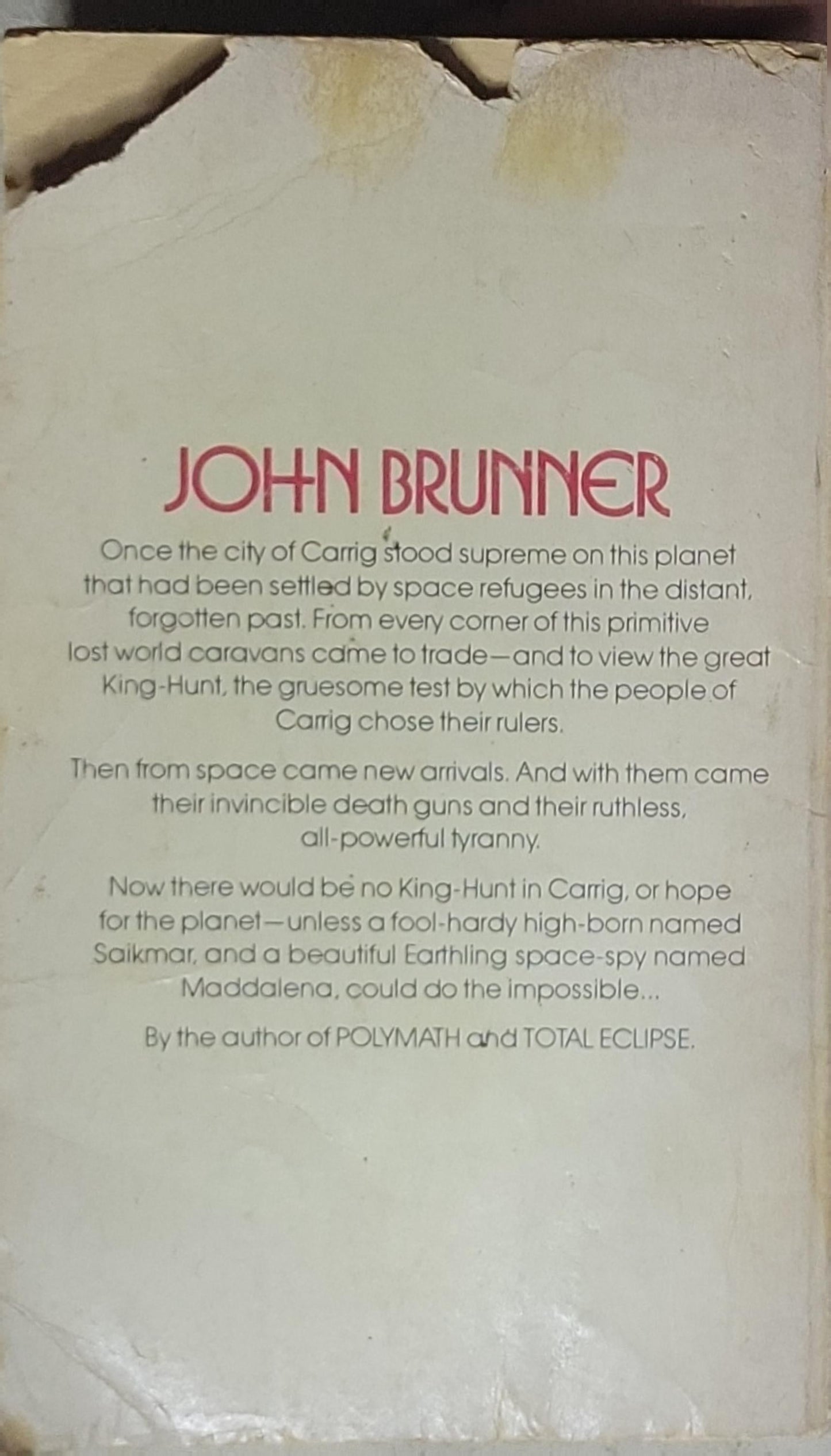 The Avengers of Carrig: Refugees, yes; guests, yes; but conquerors—never!