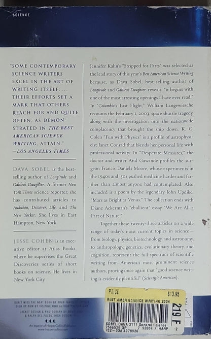 The Best American Science Writing 2004