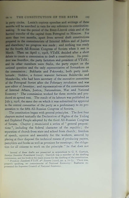 The Bolshevik Revolution 1917-1923: A History of Soviet Russia (Part I)