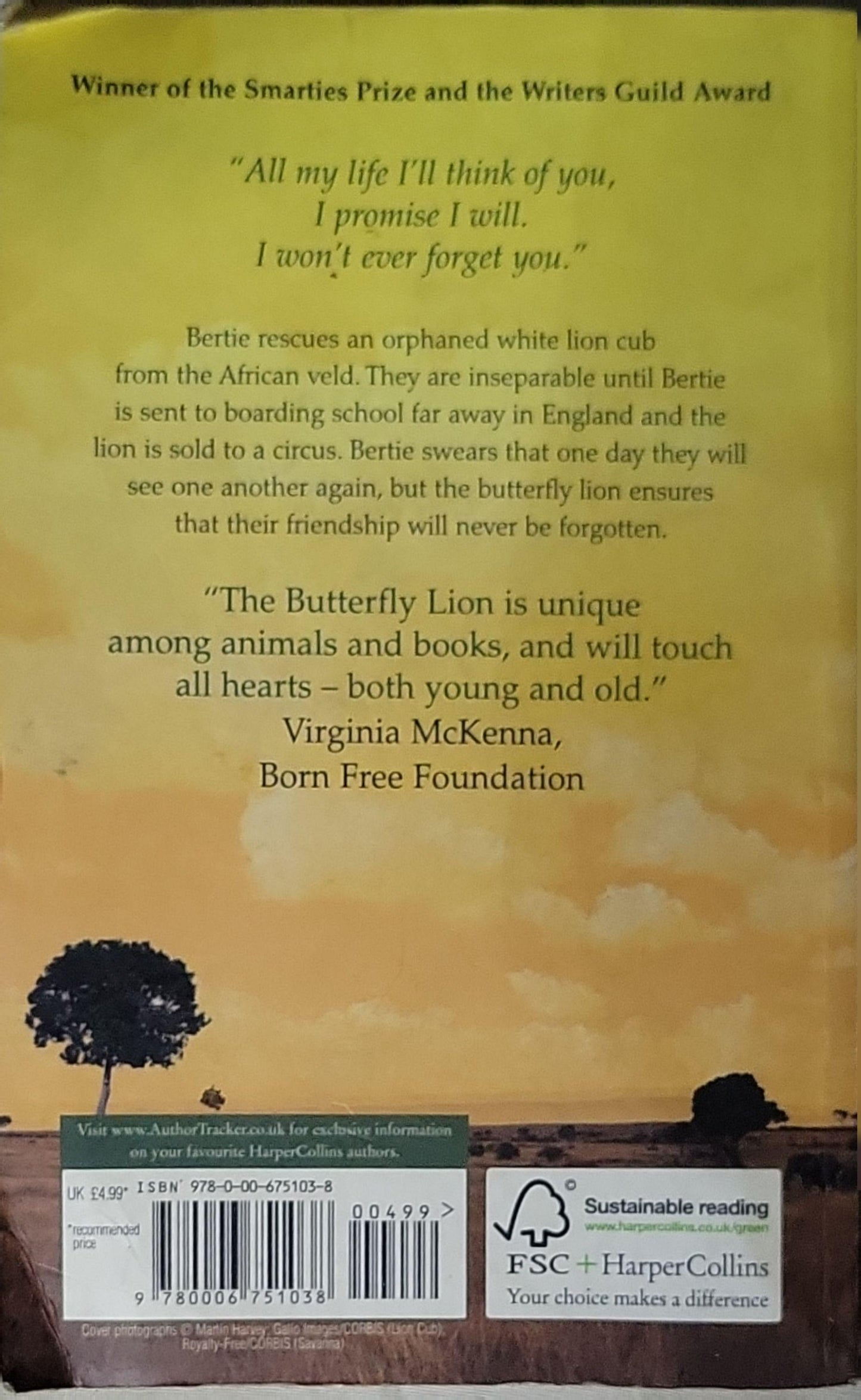 The Butterfly Lion By Michael Morpurgo