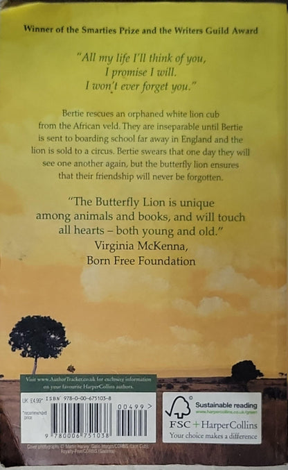 The Butterfly Lion By Michael Morpurgo