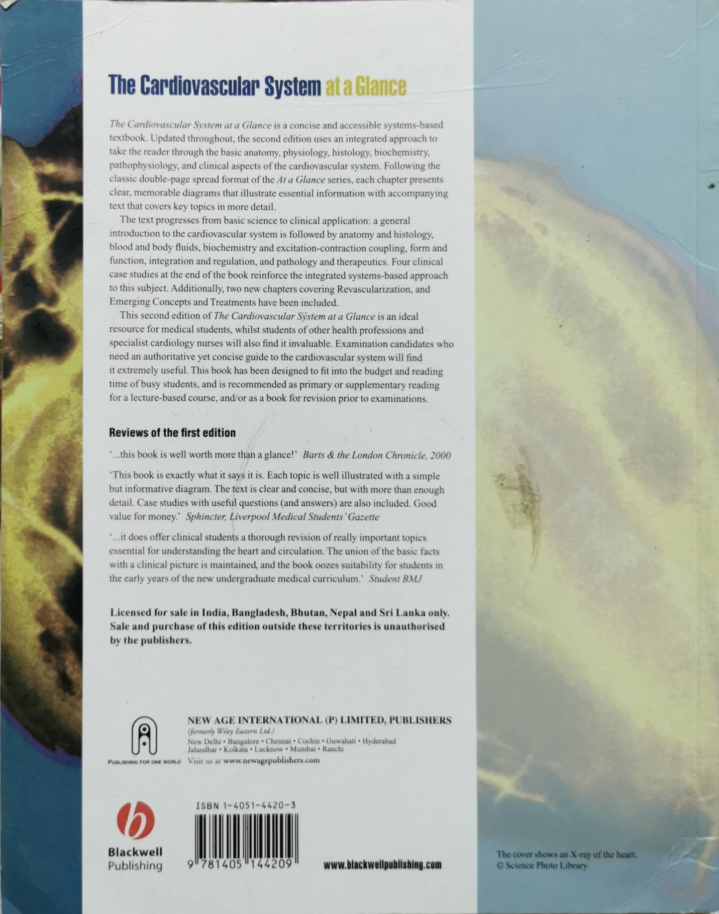 The Cardiovascular System at a Glance By Philip I. Aaronson and Jeremy P.T. Ward and Charles M. Wiener