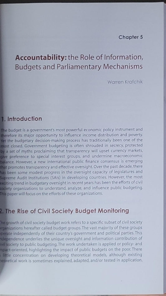 The Changing Role of the State