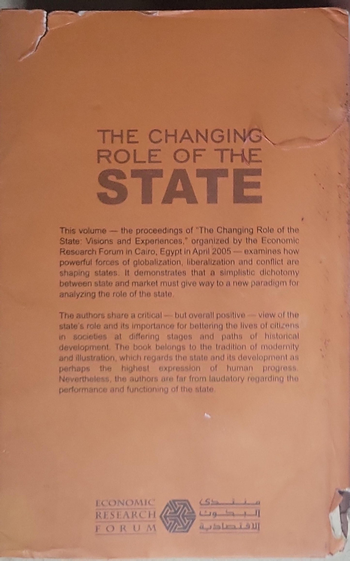 The Changing Role of the State