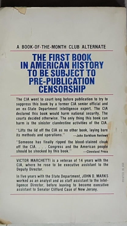 The CIA and the Cult of Intelligence