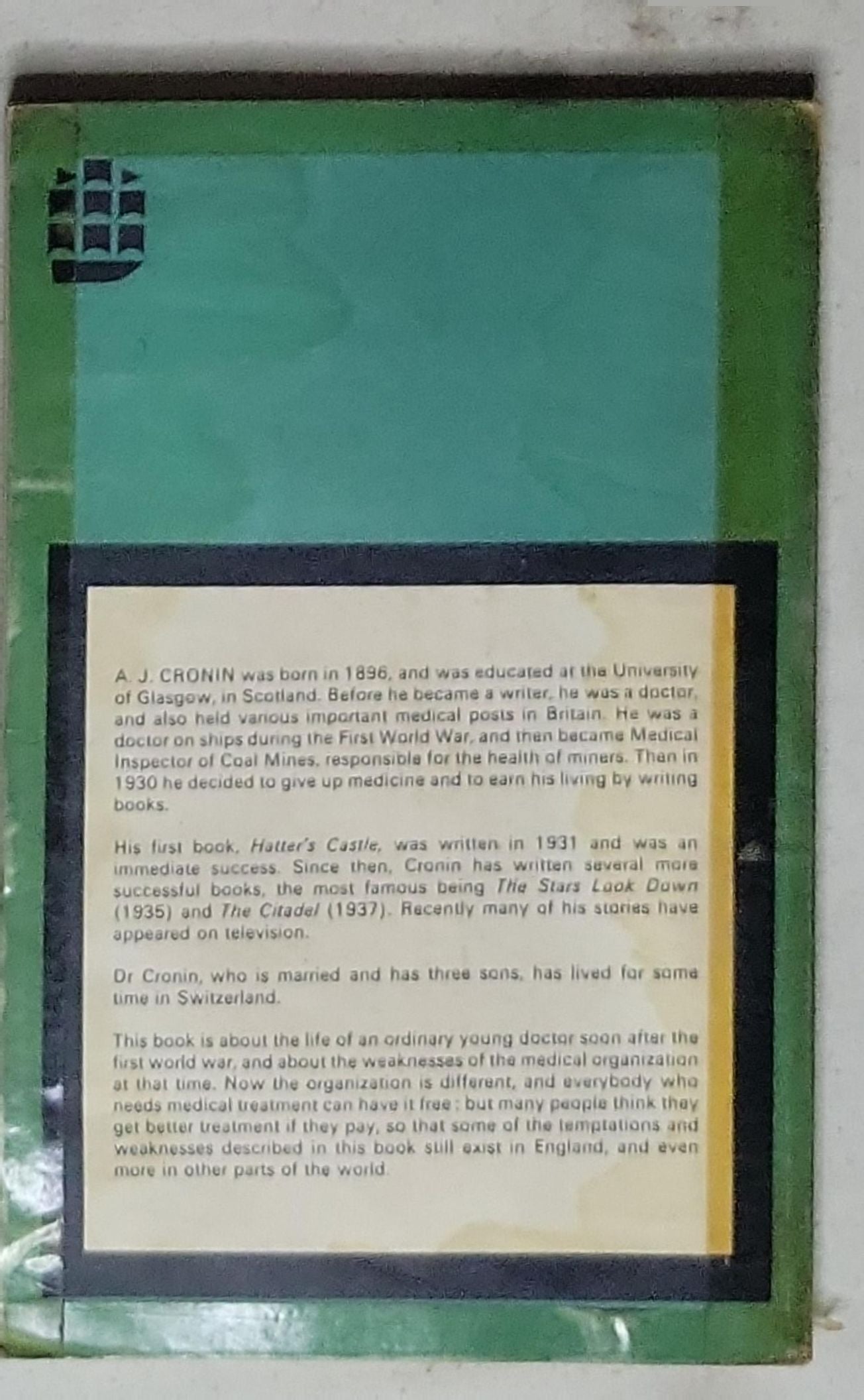 The Citadel: Longman Simplified English Series Edition (Longman simplified English series, first edition 1963)