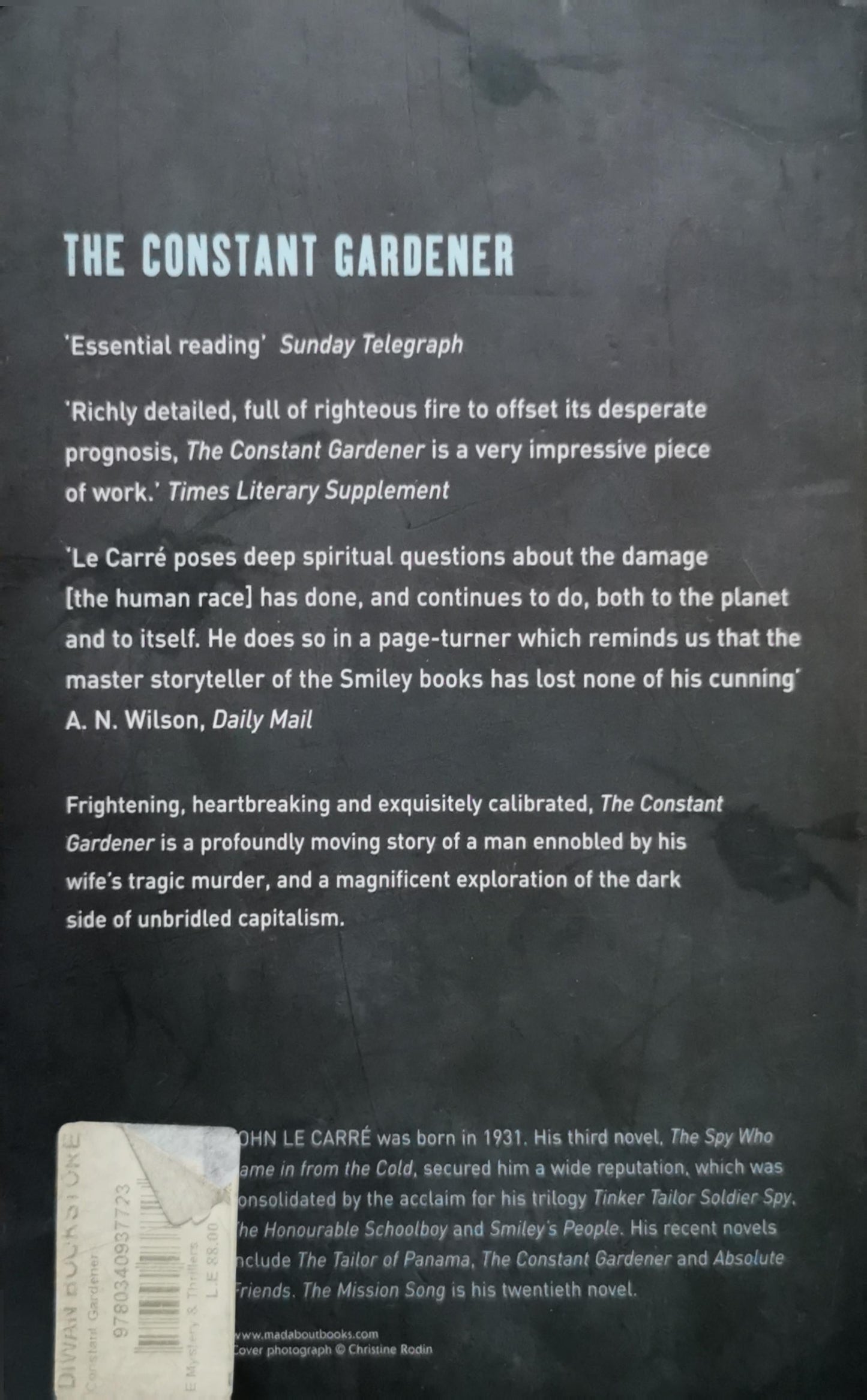 The Constant Gardener By John Le Carré