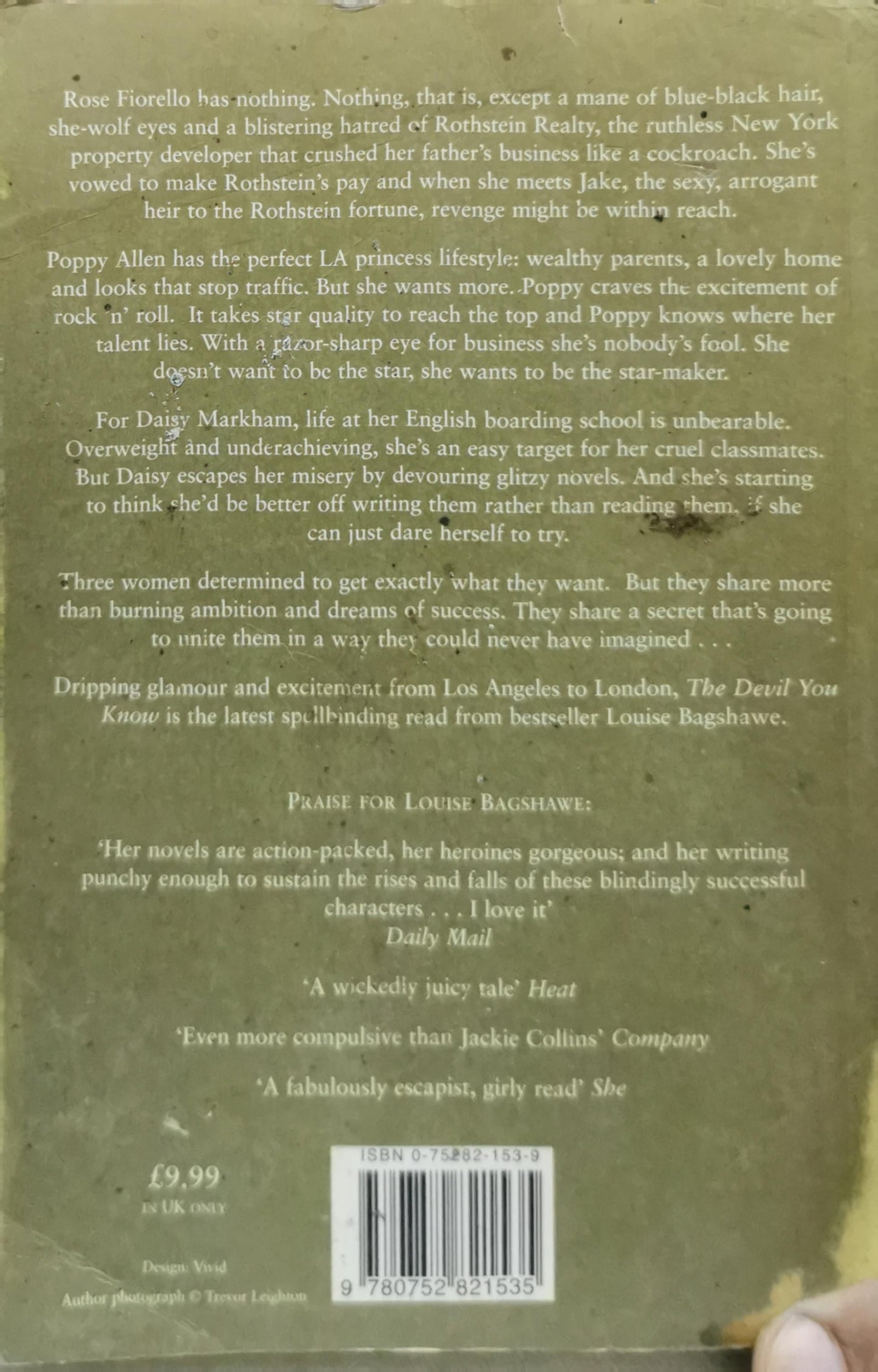 The Devil You Know By Louise Bagshawe