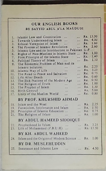 The Economic Problem of Man and Its Islamic Solution