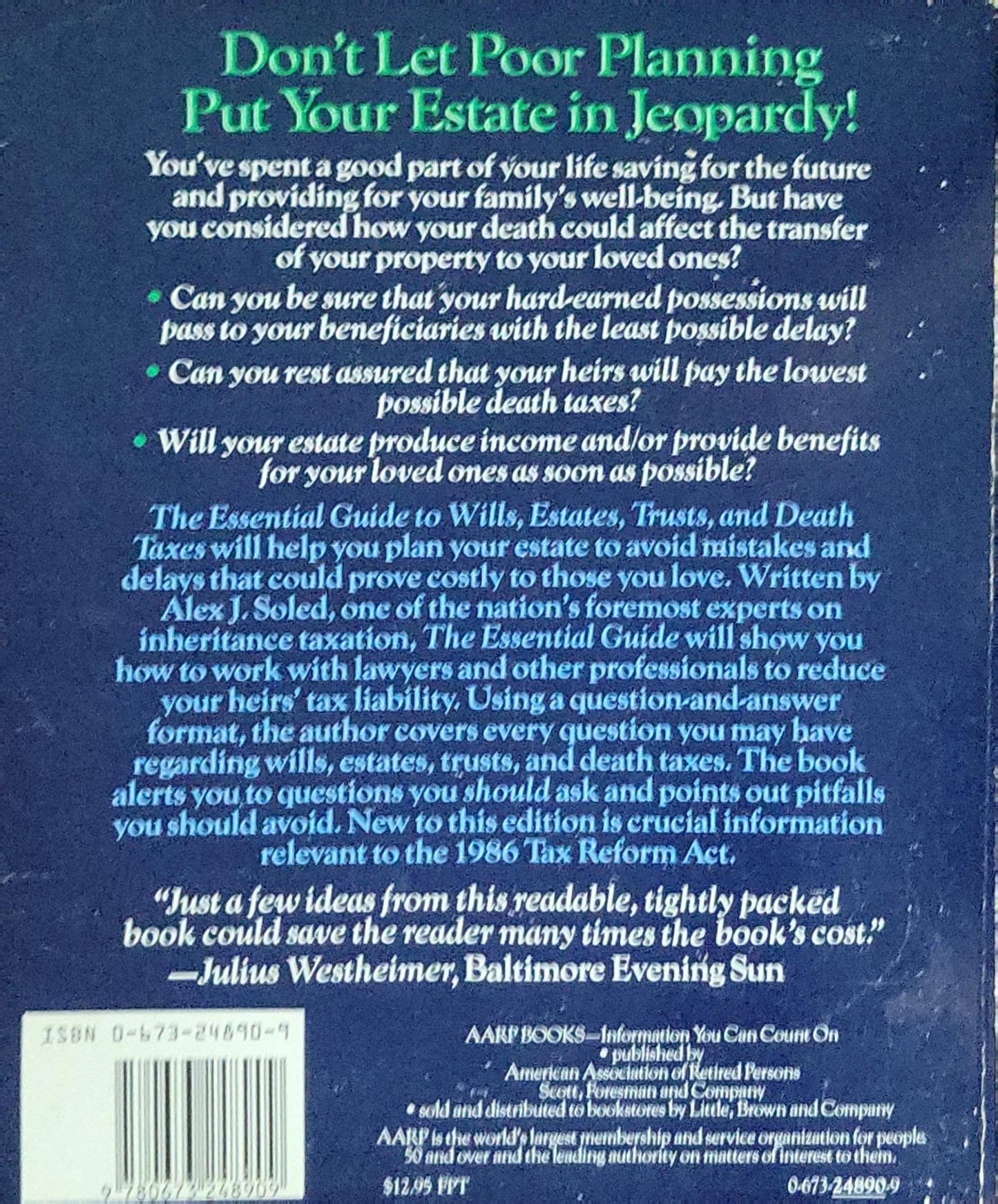 The Essential Guide To Wills, Estates, Trusts, & Death Taxes