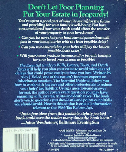 The Essential Guide To Wills, Estates, Trusts, & Death Taxes