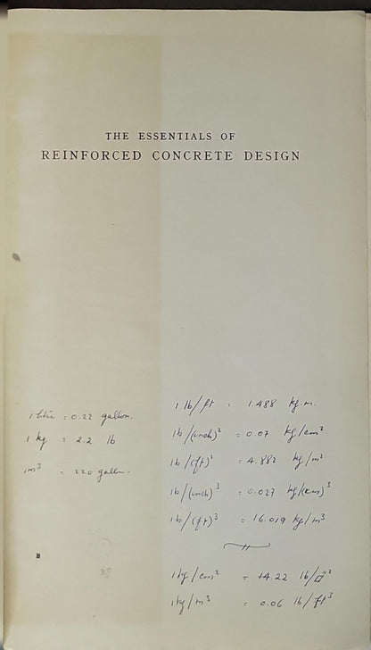 The Essentials of Reinforced Concrete Design By Rupert Francis Brooks Grundy
