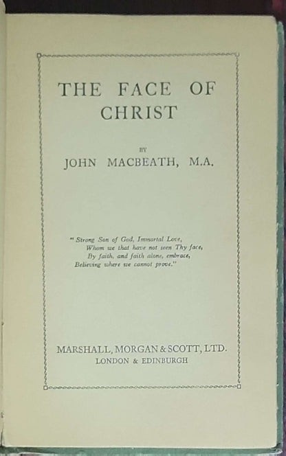 The Face of Christ