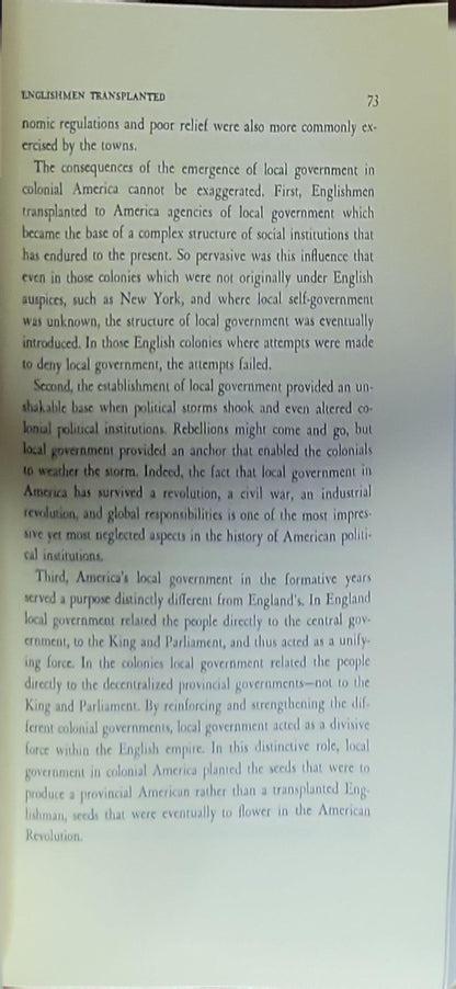 THE FORMATIVE YEARS: 1607–1763