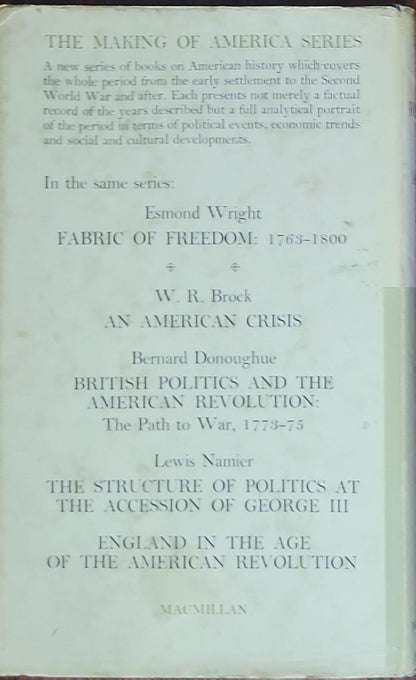 THE FORMATIVE YEARS: 1607–1763