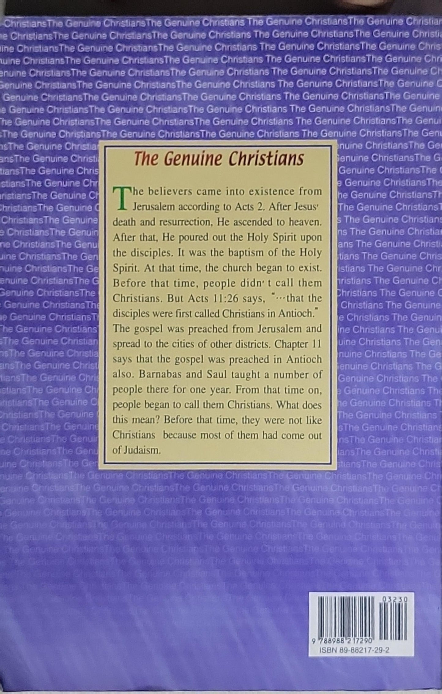 The Genuine Christians