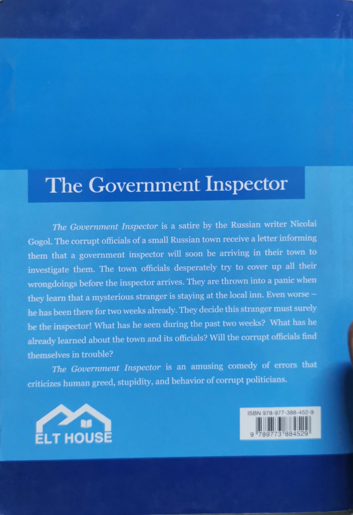 The Government Inspector By Nikolai Gogol
