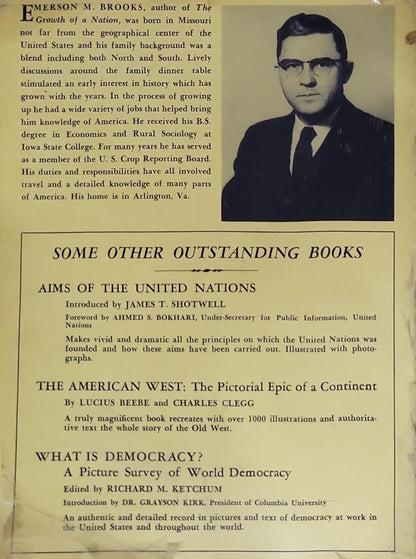 The Growth of a Nation: A Pictorial Review of the United States of America from Colonial Days to the Present