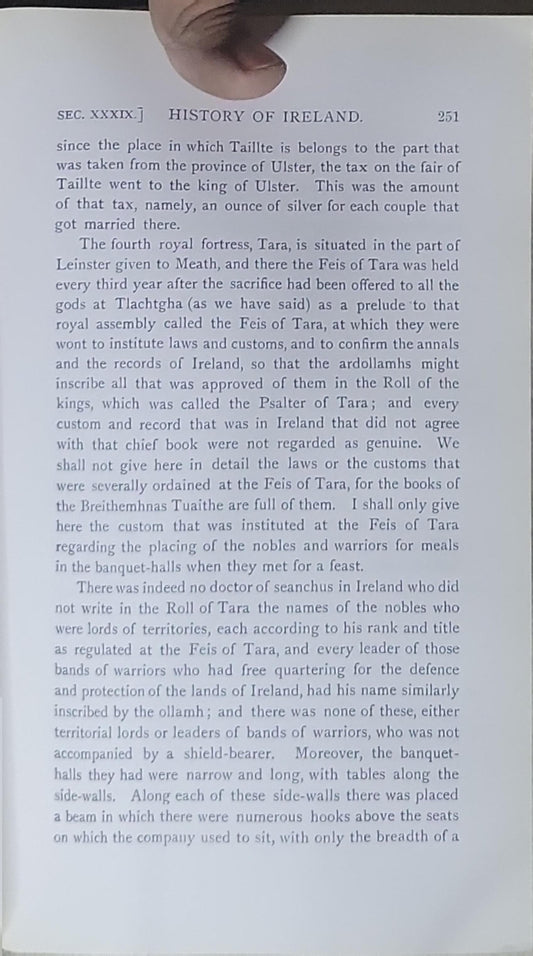 The History of Ireland: Volume II: Containing the First Book of the History from Sect. XV to the End