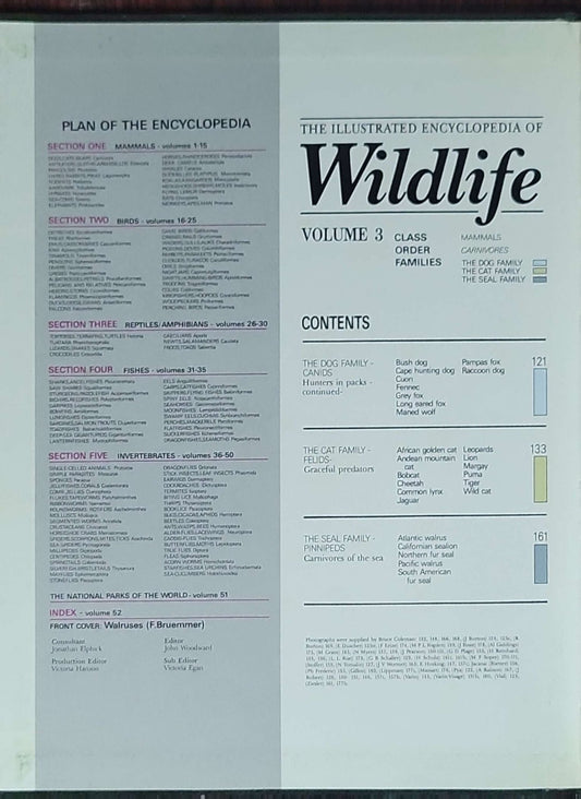The Illustrated Encyclopedia of Wildlife: Volume 3