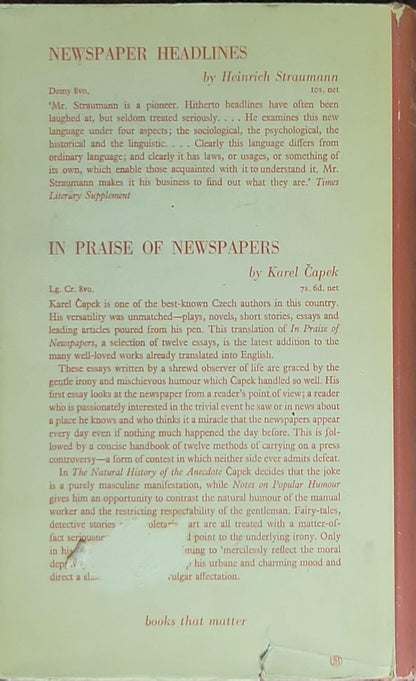 The March of Journalism: The Story of the British Press from 1622 to the Present Day
