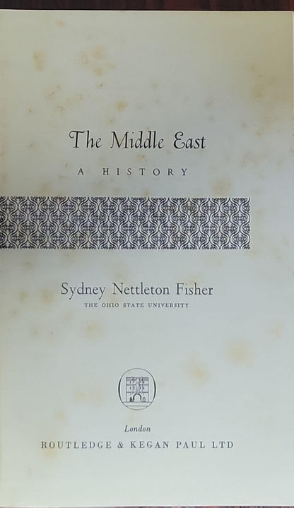 The Middle East: A History