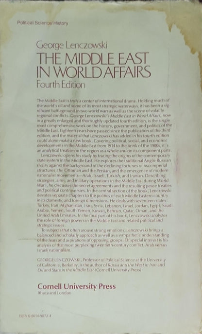 The Middle East in World Affairs: Fourth Edition