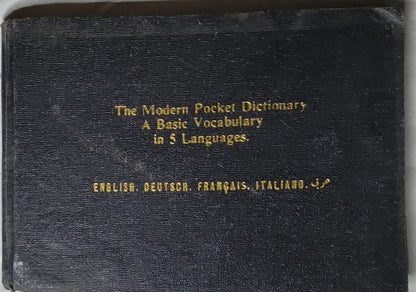 The Modern Pocket Dictionary: A Basic Vocabulary in 5 Languages.