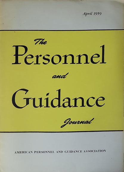 The Personnel and Guidance Journal