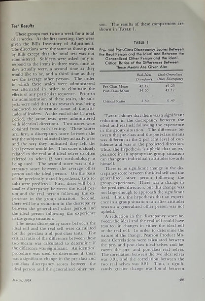 The Personnel and Guidance Journal: March 1959