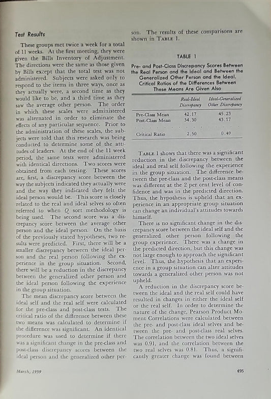 The Personnel and Guidance Journal: March 1959