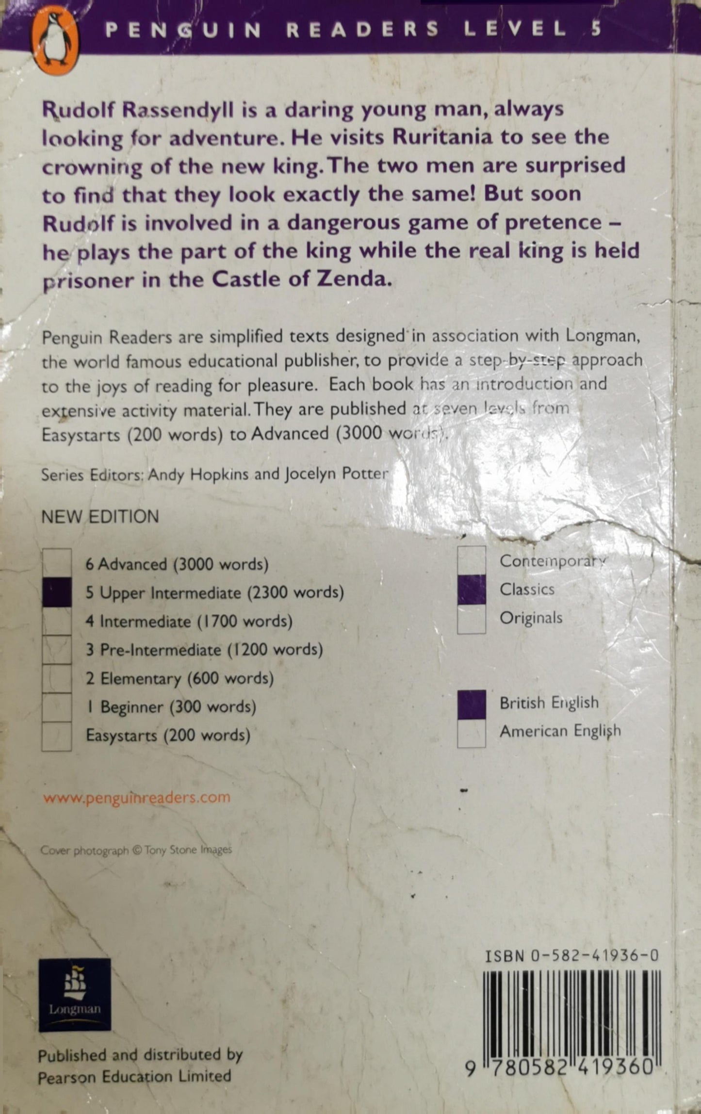 The Prisoner of Zenda By Anthony Hope