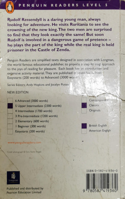 The Prisoner of Zenda By Anthony Hope