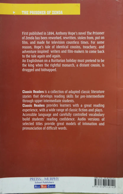 The Prisoner of Zenda By Anthony Hope