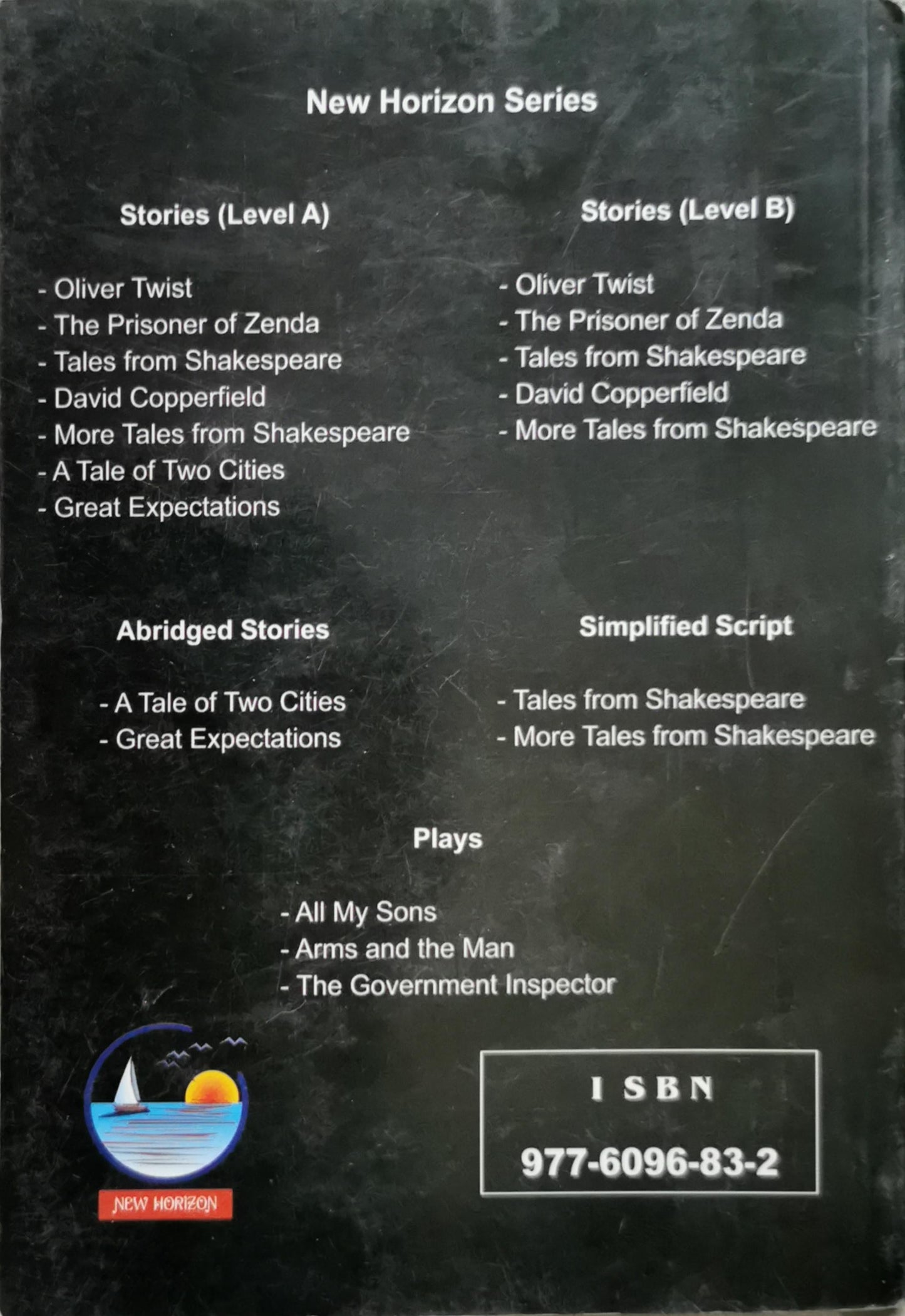 The Prisoner of Zenda: Stories (Level A) – New Horizon Series By Anthony Hope