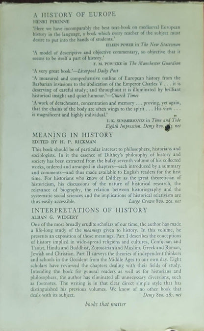 The Tides of History: From the Beginnings to Islam