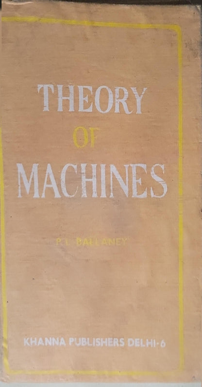 THEORY OF MACHINES