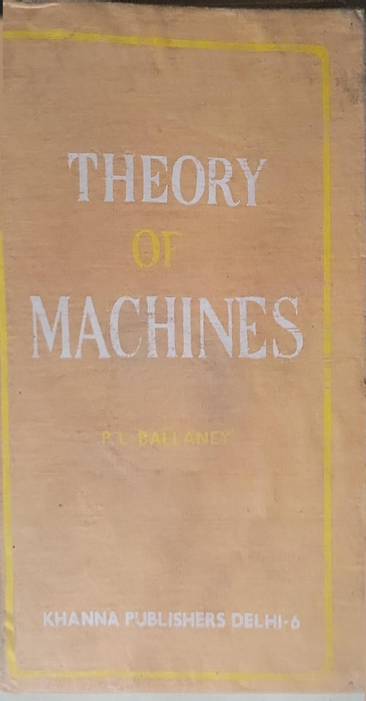 THEORY OF MACHINES