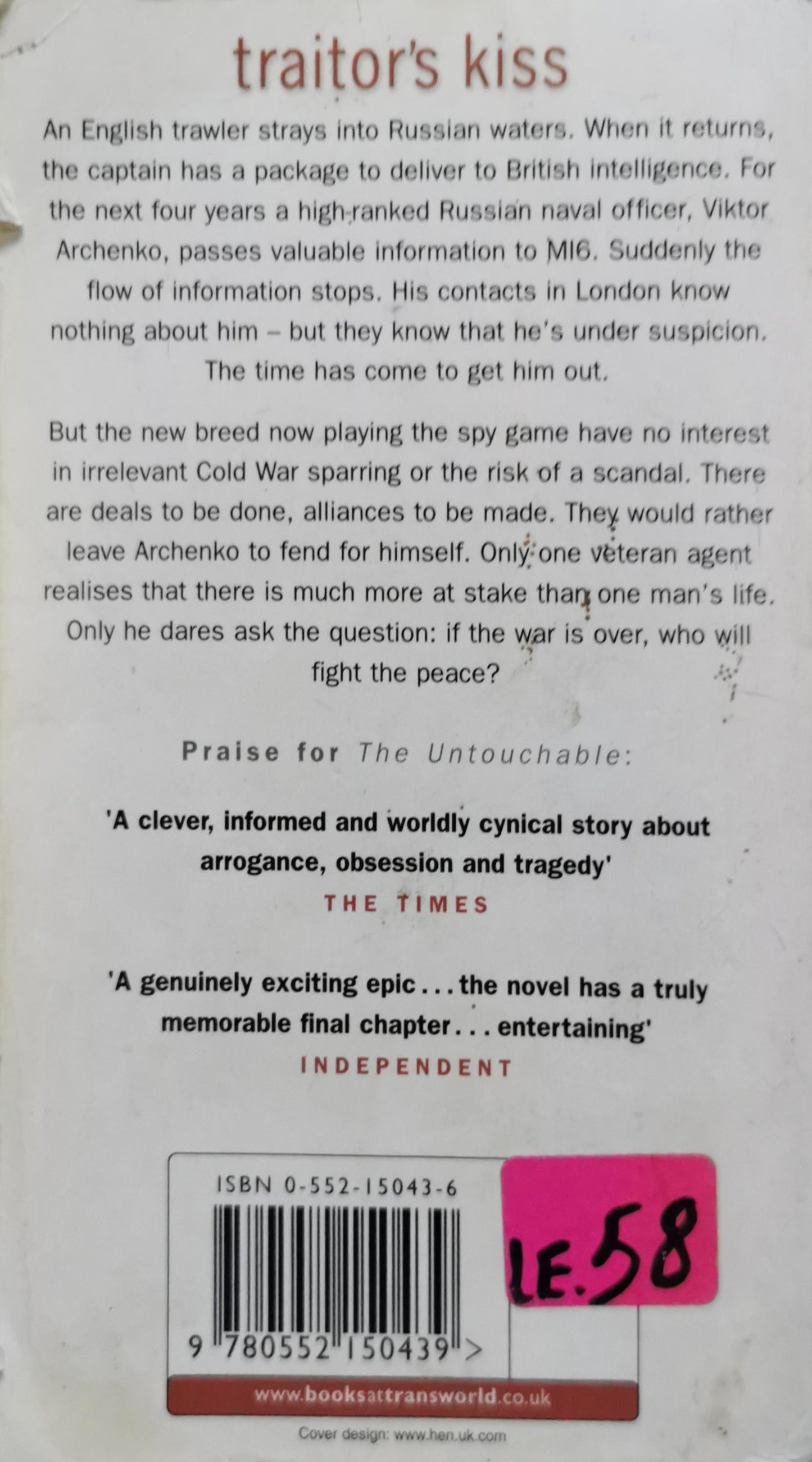 Traitor's Kiss By Gerald Seymour